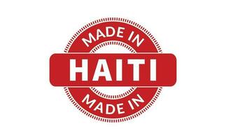 Made In Haiti Rubber Stamp vector