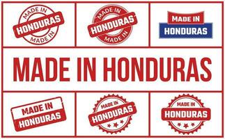 Made In Honduras Rubber Stamp Set vector