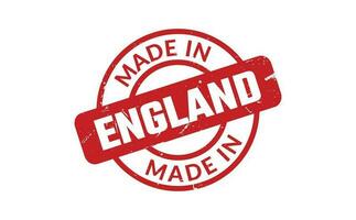 Made In England Rubber Stamp vector