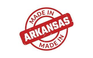 Made In Arkansas Rubber Stamp vector