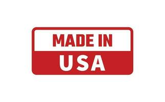 Made In USA Rubber Stamp vector