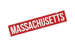 Massachusetts caucho sello sello vector