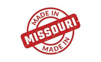 Made In Missouri Rubber Stamp vector