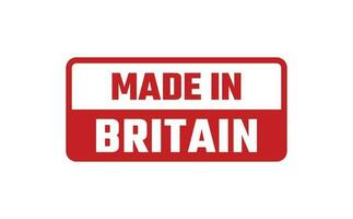 Made In Britain Rubber Stamp vector