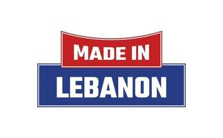 Made In Lebanon Seal Vector