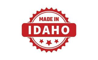 Made In Idaho Rubber Stamp vector