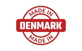 Made In Denmark Rubber Stamp vector