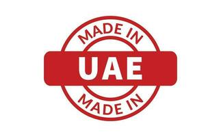 Made In UAE Rubber Stamp vector