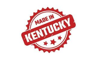 hecho en Kentucky caucho sello vector