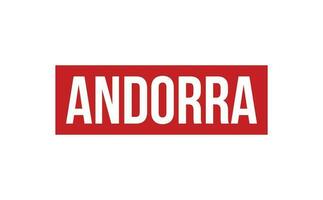 Andorra Rubber Stamp Seal Vector