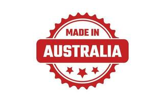 Made In Australia Rubber Stamp vector