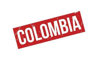 Colombia caucho sello sello vector