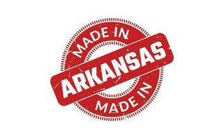 Made In Arkansas Rubber Stamp vector