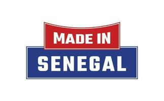 Made In Senegal Seal Vector