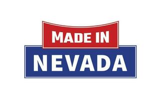 Made In Nevada Rubber Stamp vector