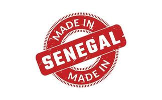 Made In Senegal Rubber Stamp vector