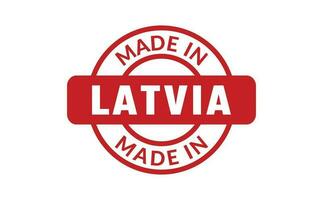 Made In Latvia Rubber Stamp vector