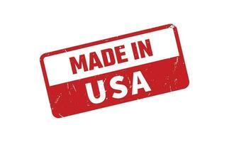 Made In USA Rubber Stamp vector