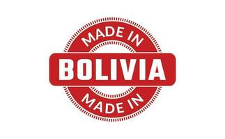 Made In Bolivia Rubber Stamp vector