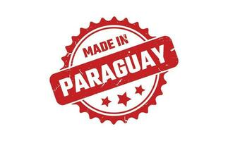 Made In Paraguay Rubber Stamp vector