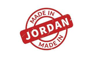 Made In Jordan Rubber Stamp vector