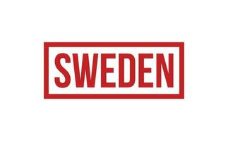 Sweden Rubber Stamp Seal Vector