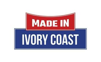 Made In Ivory Coast Seal Vector