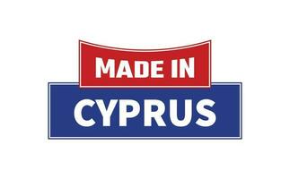 Made In Cyprus Seal Vector