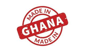 Made In Ghana Rubber Stamp vector