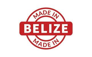 Made In Belize Rubber Stamp vector