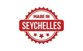 Made In Seychelles Rubber Stamp vector