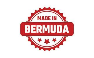 Made In Bermuda Rubber Stamp vector