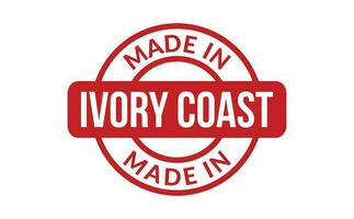 Made In Ivory Coast Rubber Stamp vector