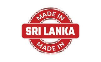 Made In Sri Lanka Rubber Stamp vector