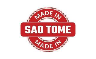 Made In Sao Tome Rubber Stamp vector