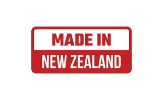 Made In New Zealand Rubber Stamp vector