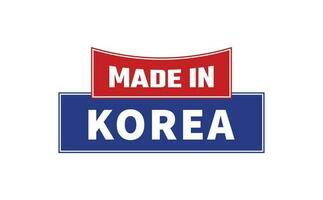 Made In Korea Seal Vector