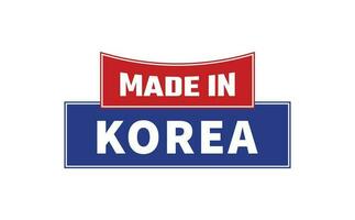 Made In Korea Seal Vector
