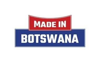 Made In Botswana Seal Vector