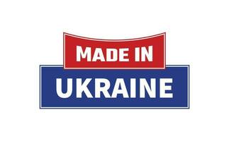 Made In Ukraine Seal Vector