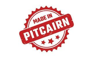 Made In Pitcairn Rubber Stamp vector