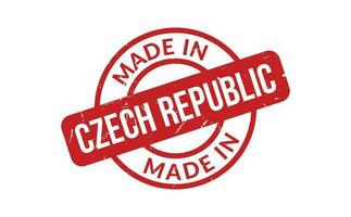 Made In Czech Republic Rubber Stamp vector