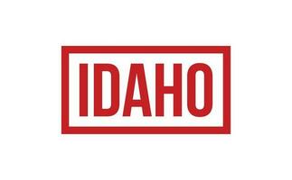 Idaho caucho sello sello vector