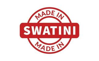 Made In Swatini Rubber Stamp vector