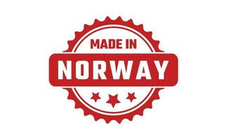 Made In Norway Rubber Stamp vector
