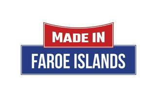 Made In Faroe Islands Seal Vector