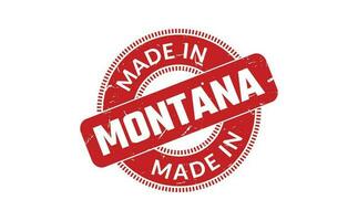 Made In Montana Rubber Stamp vector