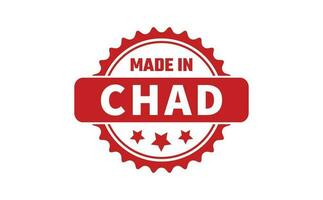 Made In Chad Rubber Stamp vector