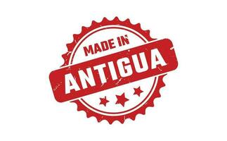 Made In Antigua Rubber Stamp vector