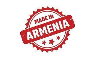 hecho en Armenia caucho sello vector